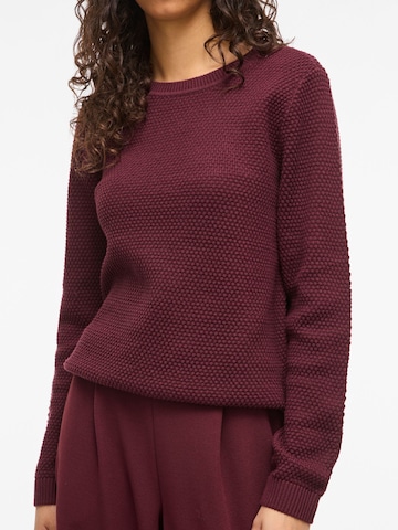 VILA Sweater 'VIDalo' in Brown
