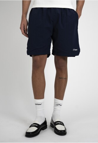 Wide Leg Pantalon 'Low Tide' Prohibited en bleu : devant