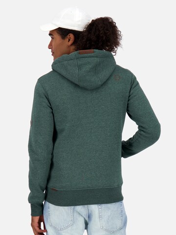 Alife and Kickin Zip-Up Hoodie in Green