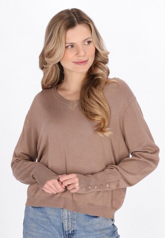 usha BLUE LABEL Pullover in Grau: Vorderseite