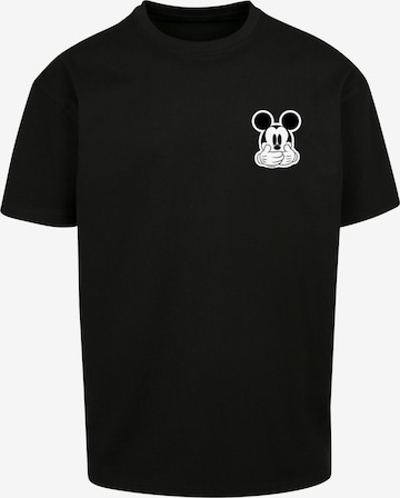 T-Shirt 'Disney Mickey Mouse Don’t Speak Pocket Print' F4NT4STIC en noir : devant