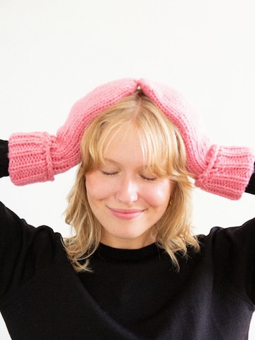 KOPYTO Fäustlinge 'Eulenflügel' in Pink