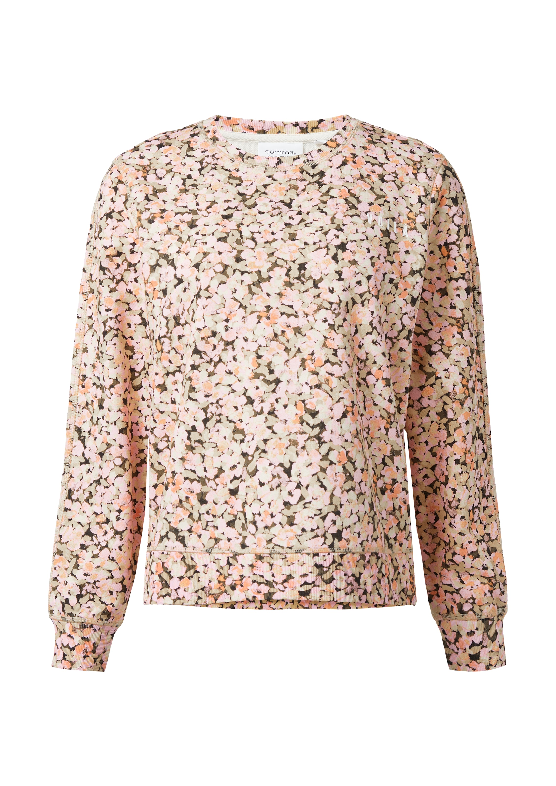 comma casual identity Collegepaita värissä vihreä: etupuoli