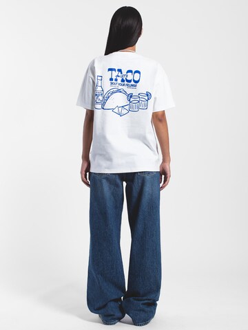Dr. Denim Shirt 'Trooper' in Wit