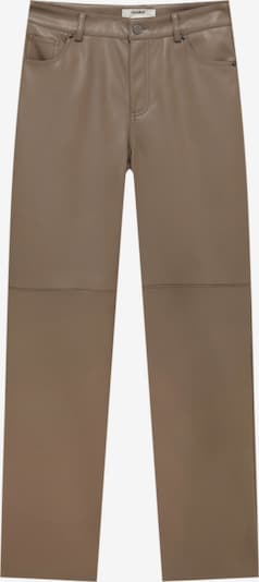 Pull&Bear Pantalon en beige foncé, Vue avec produit