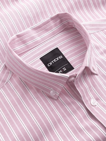 Coupe regular Chemise Ombre en rose
