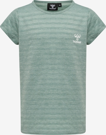 T-Shirt fonctionnel 'SUTKIN' Hummel en vert : devant