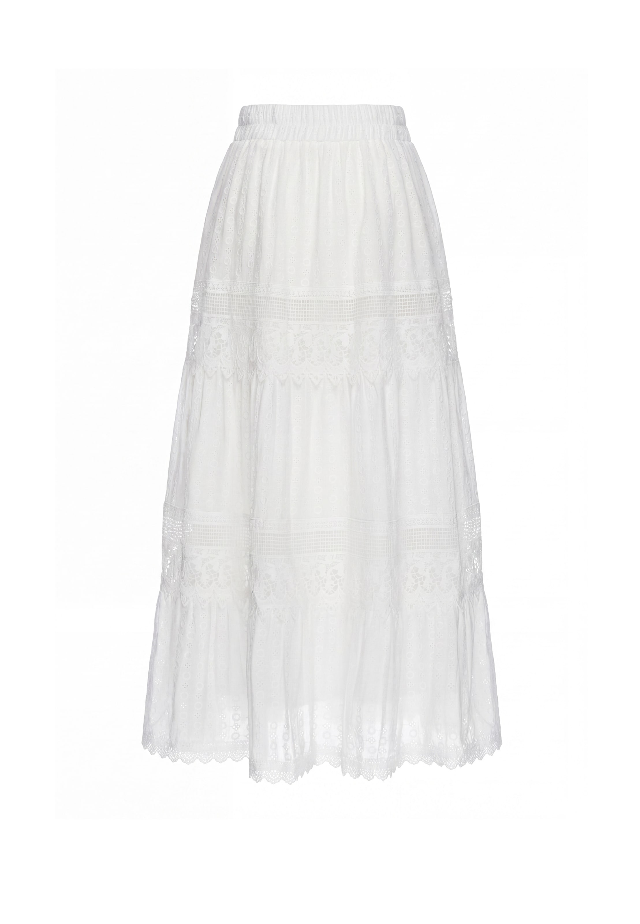 Jupe 'Boho' IZIA en blanc