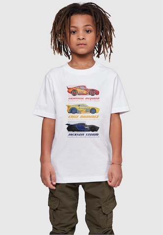 ABSOLUTE CULT Shirt 'Cars - Racer Profile' in White: front