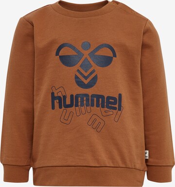 Hummel Sweatshirt 'Spirit' in Bruin: voorkant