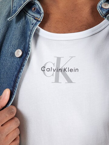 T-Shirt '30S Classic' Calvin Klein Jeans en blanc