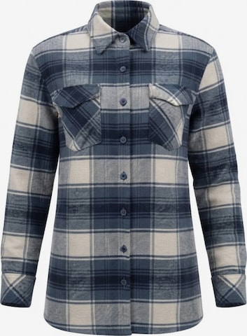 Chemisier 'Women's flannel shirt with 4 Pockets' Radwa en bleu : devant