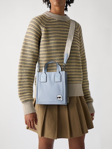Karl Lagerfeld Handbag 'IKON' in Blue: front