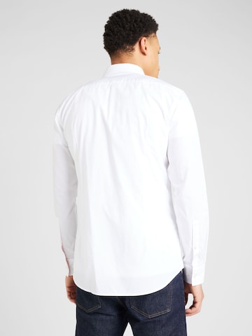 Coupe slim Chemise 'Koey' HUGO en blanc