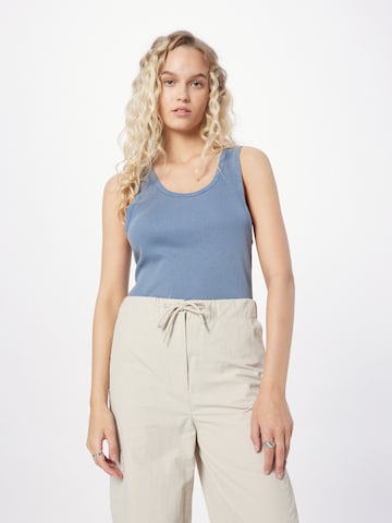 WEEKDAY Top in Blauw: voorkant