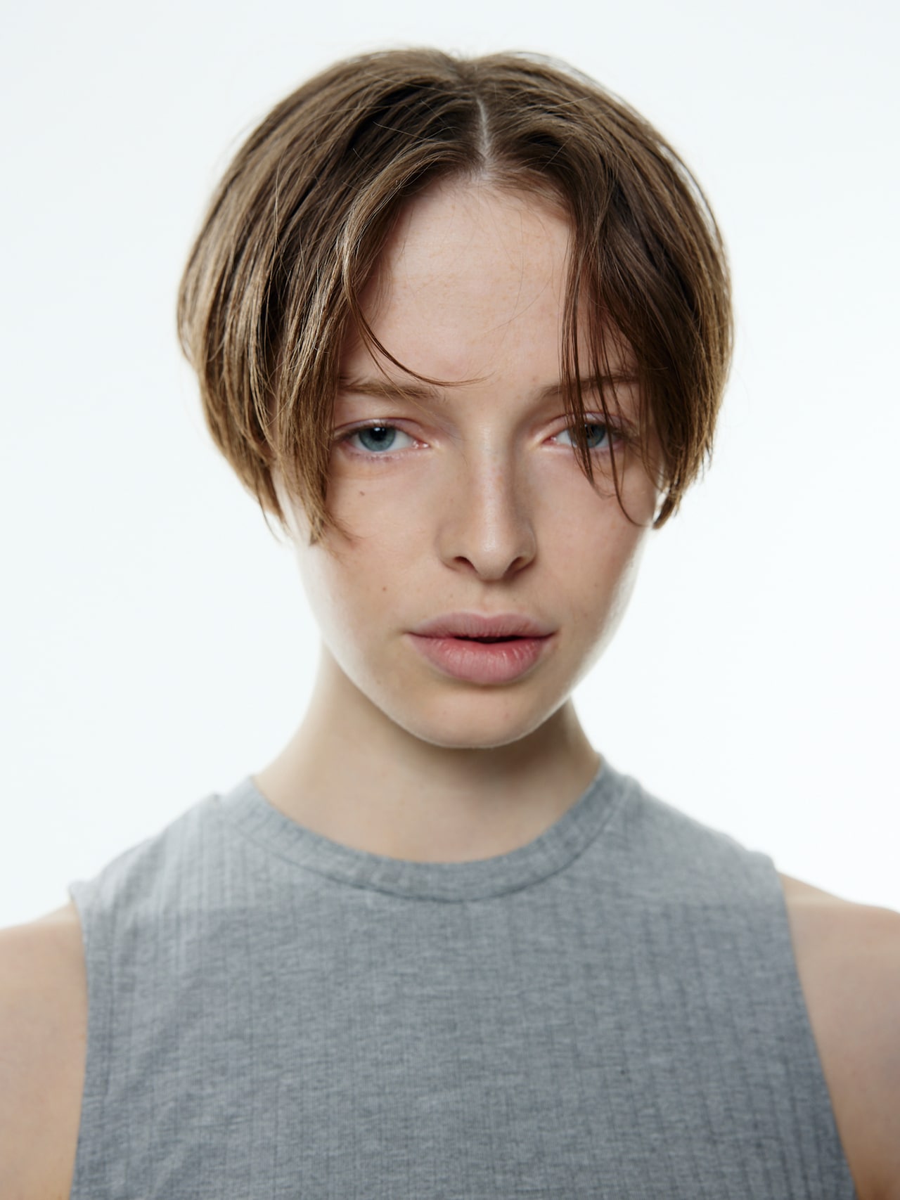 EDITED Produkte Top 'Naela' graumeliert