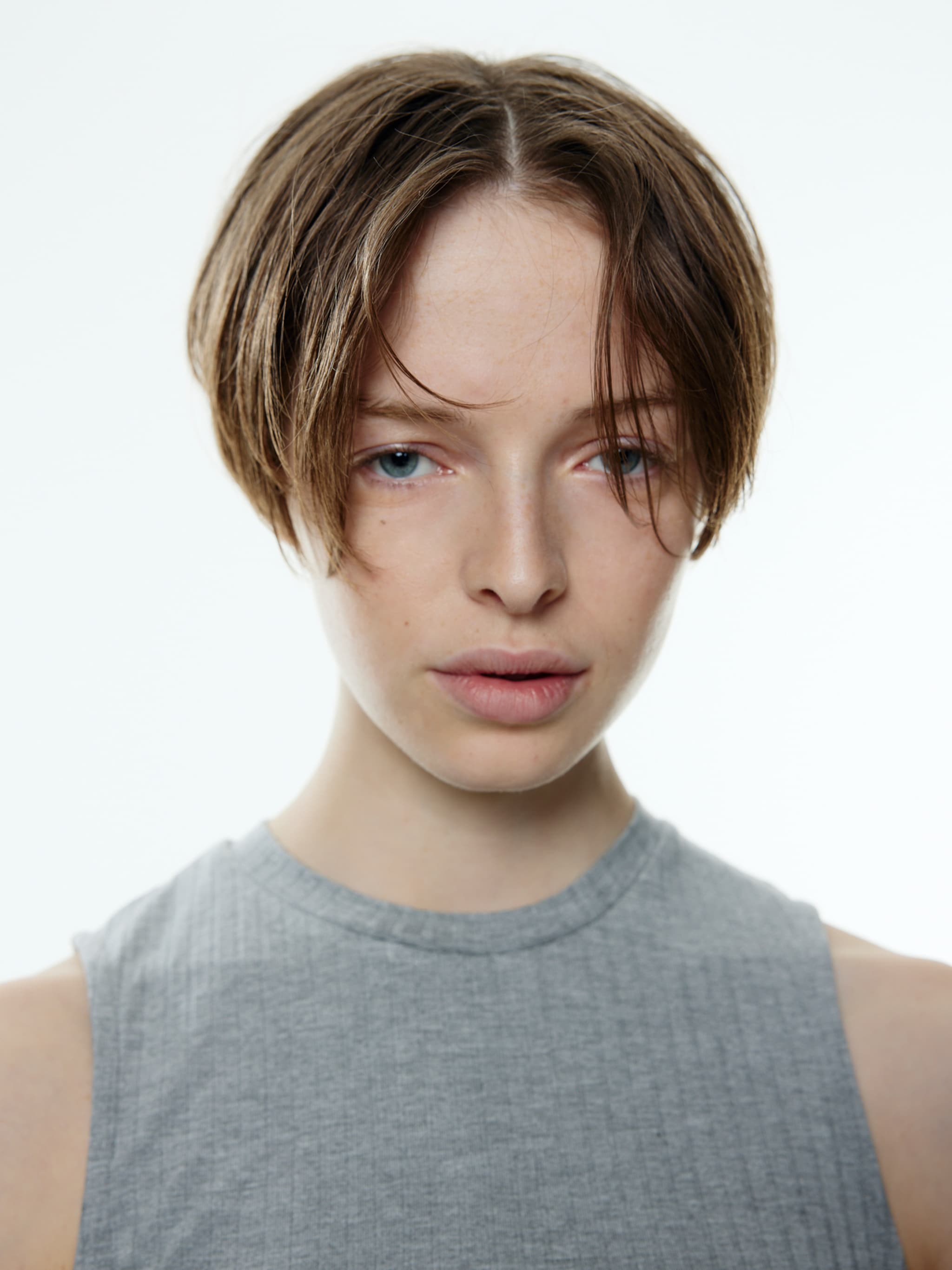 EDITED Produits Haut 'Naela' gris chiné