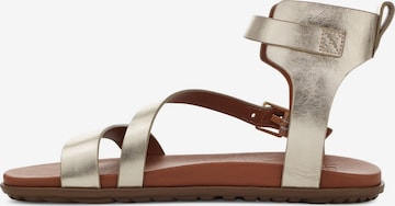 UGG Sandals 'Solivan Pale' in Gold: front