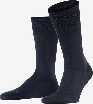 FALKE Socken 'Sensitive Berlin' in Blau: Vorderseite