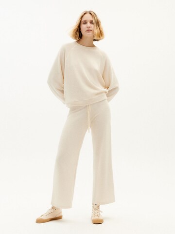 Thinking MU Loose fit Pants 'Trash Eri' in Beige