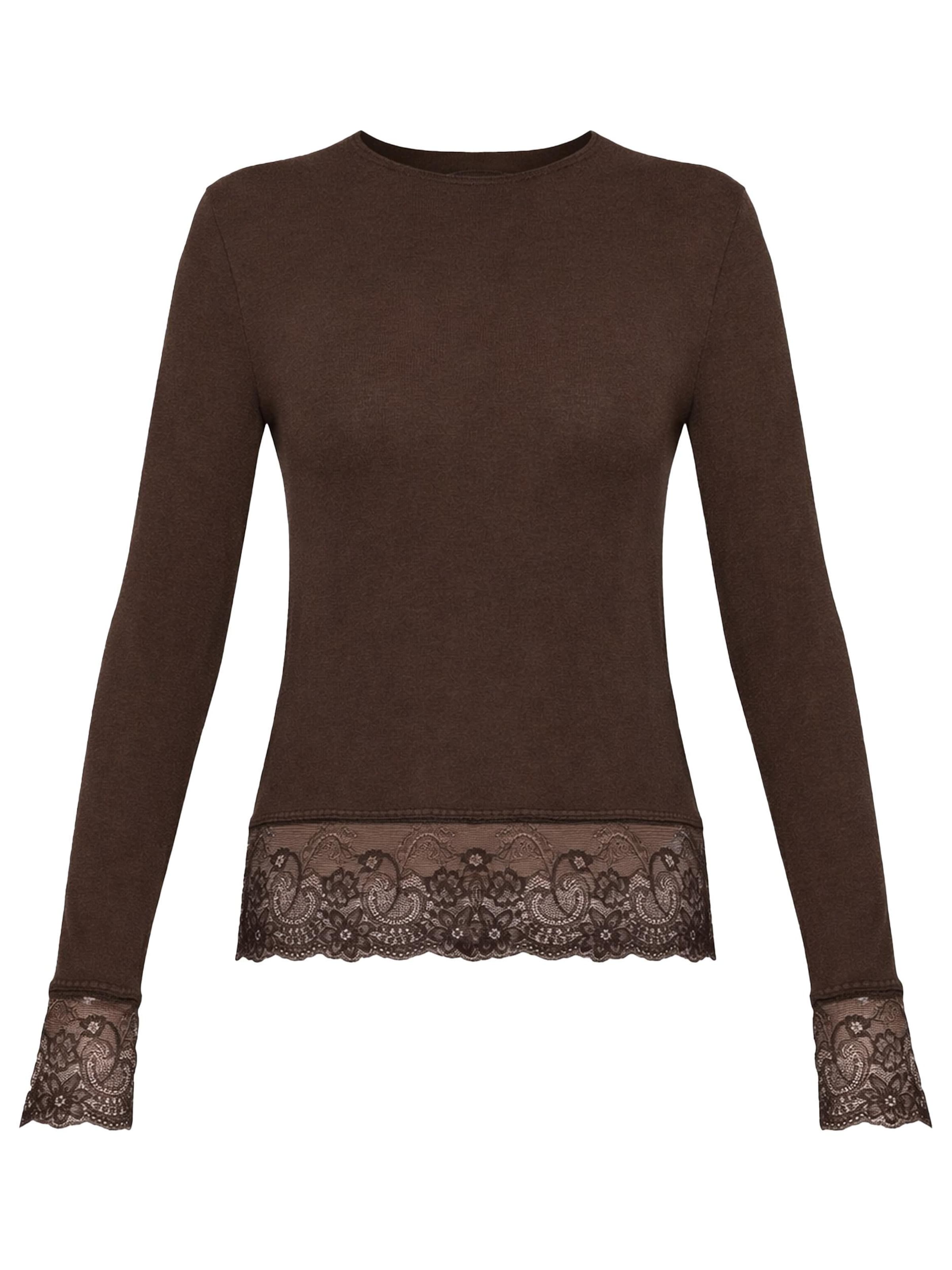 SASSYCLASSY Shirt in Brown: front