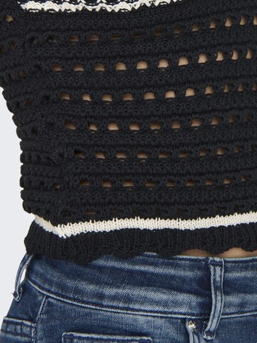 ONLY - Top de punto en azul