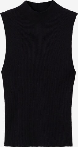 Tops en tricot 'EDURNE' MANGO en noir : devant