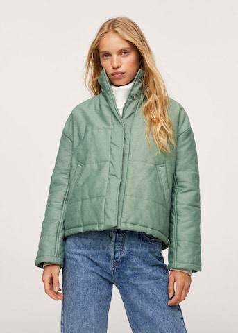 MANGO Prehodna jakna 'War-I' | zelena barva: sprednja stran