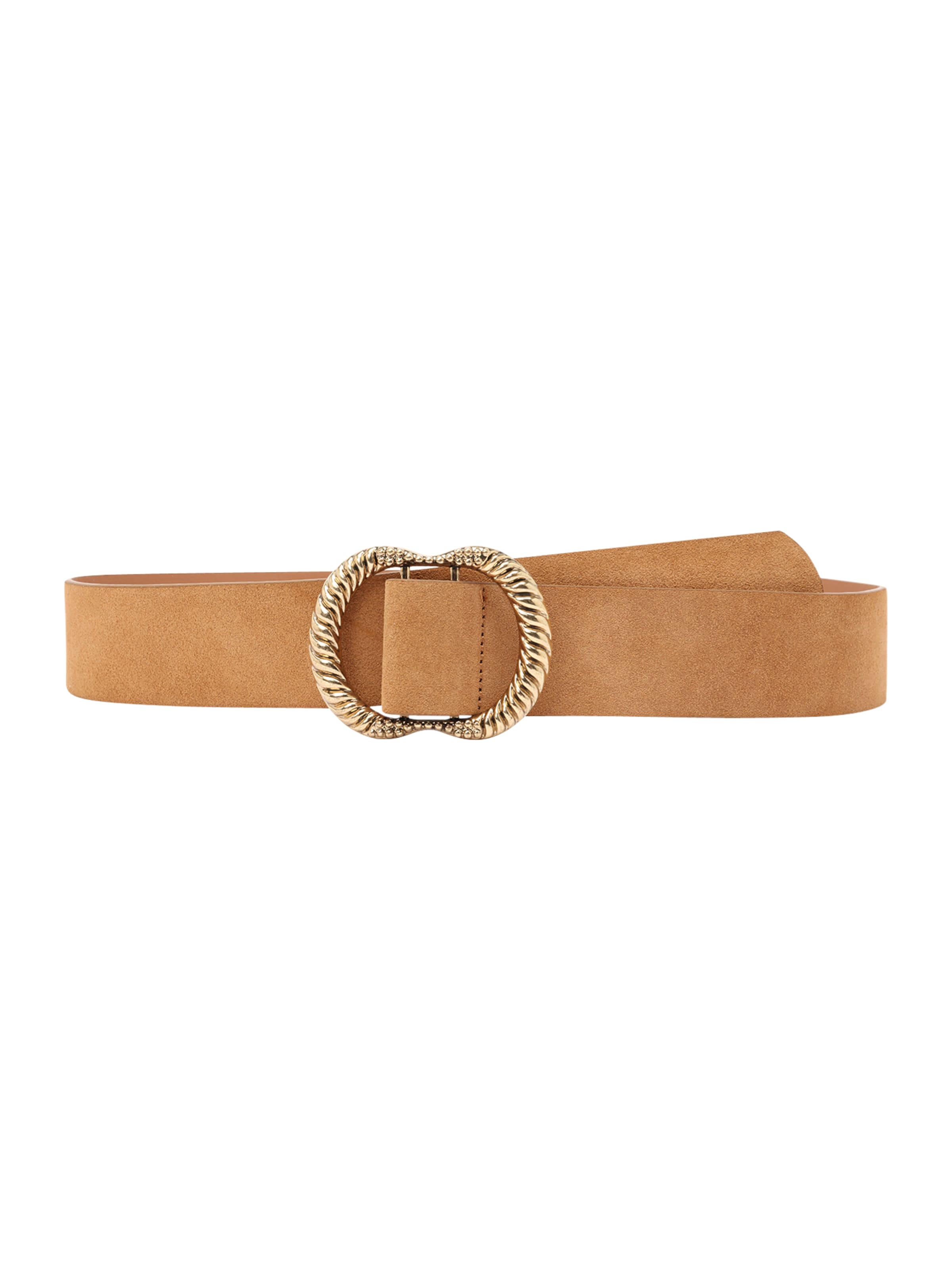 Ceinture 'NIKKA' PIECES en marron : devant