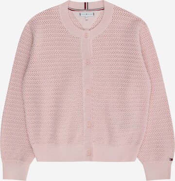 TOMMY HILFIGER Kofta i rosa: framsida