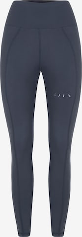 Born Living Yoga Skinny Workout Pants 'Saril' in Blue: front