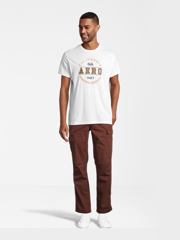 Regular Pantalon cargo AÉROPOSTALE en marron