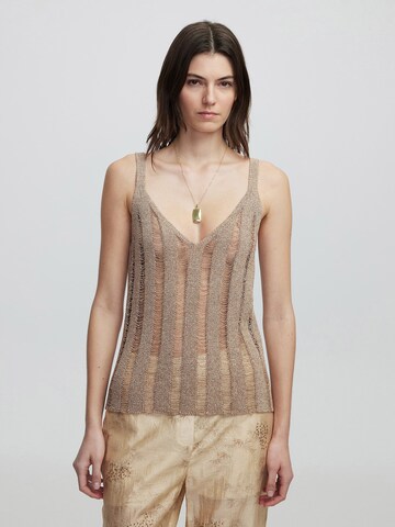Ipekyol Top in Grey: front
