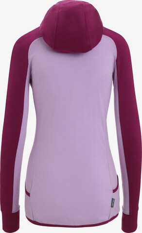 ICEBREAKER Sports sweatshirt 'Quantum ZoneKnit' in Purple