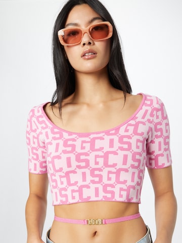 GCDS T-shirt i rosa