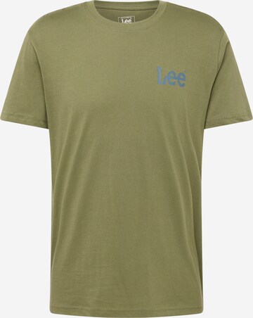 Lee Тениска 'MEDIUM WOBBLY' в зелено: отпред