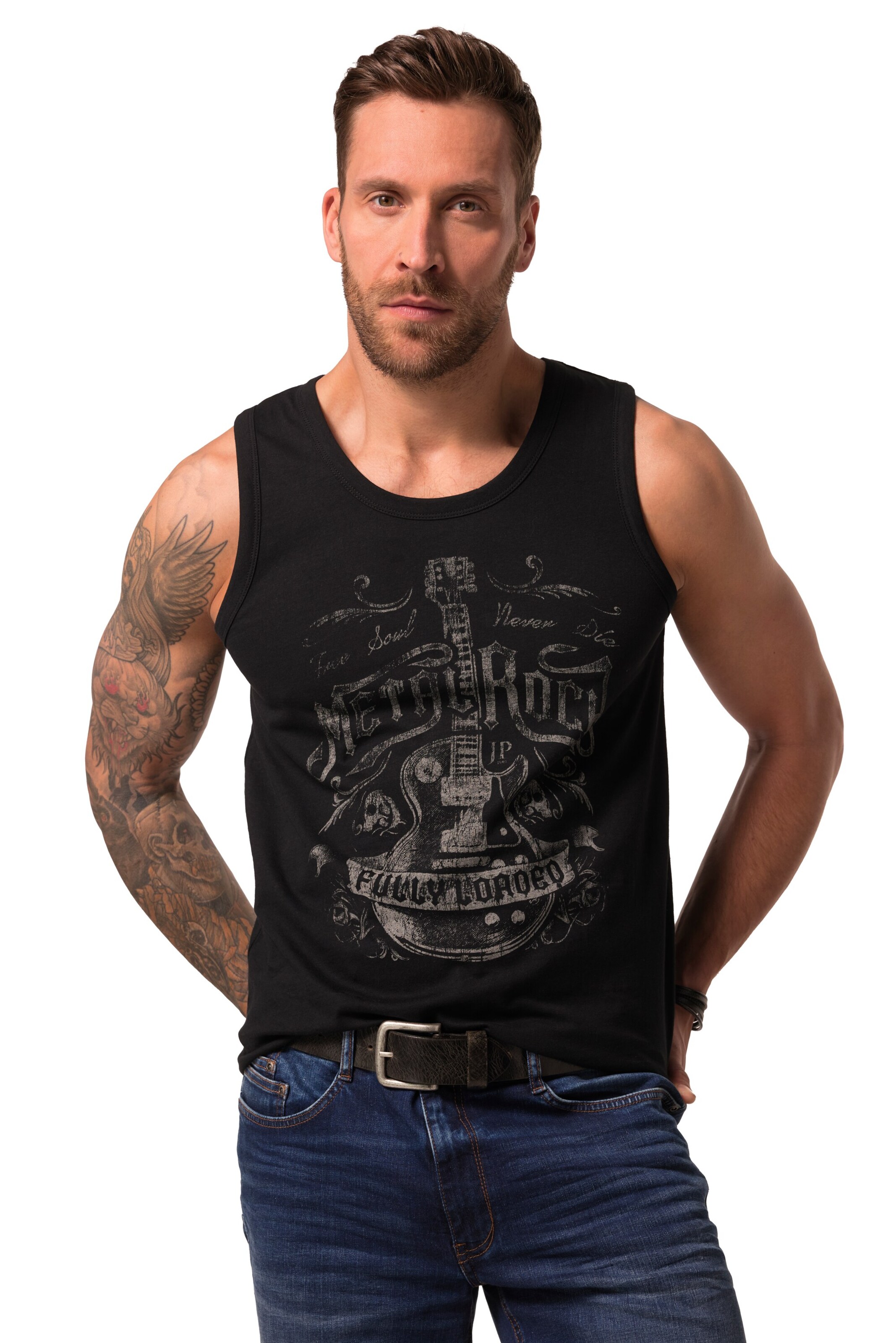 JP1880 Shirt in Black: front