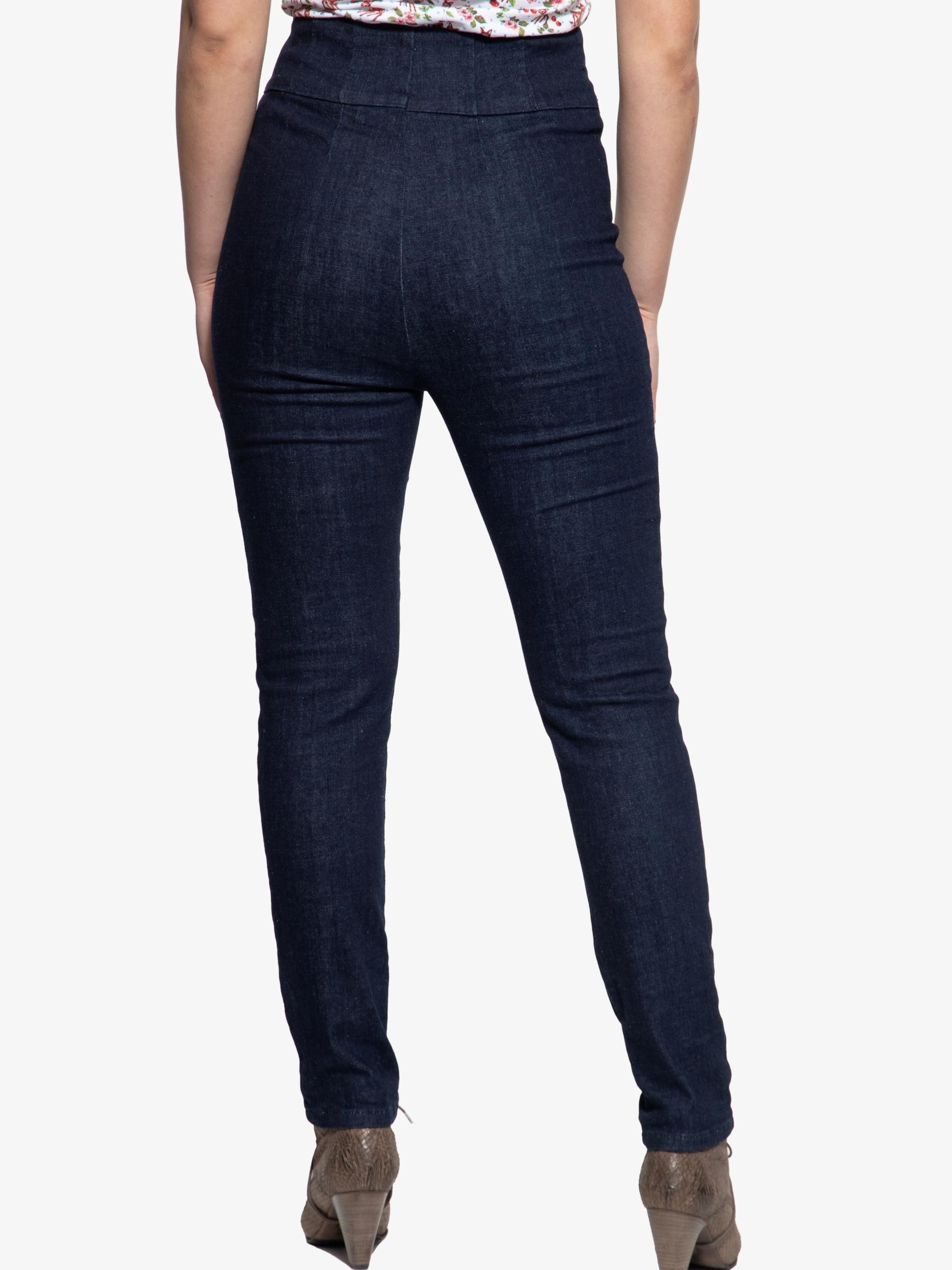 Queen Kerosin Slimfit Jeans‌‌‌‌‌‌‌‌‌‌ in Blau