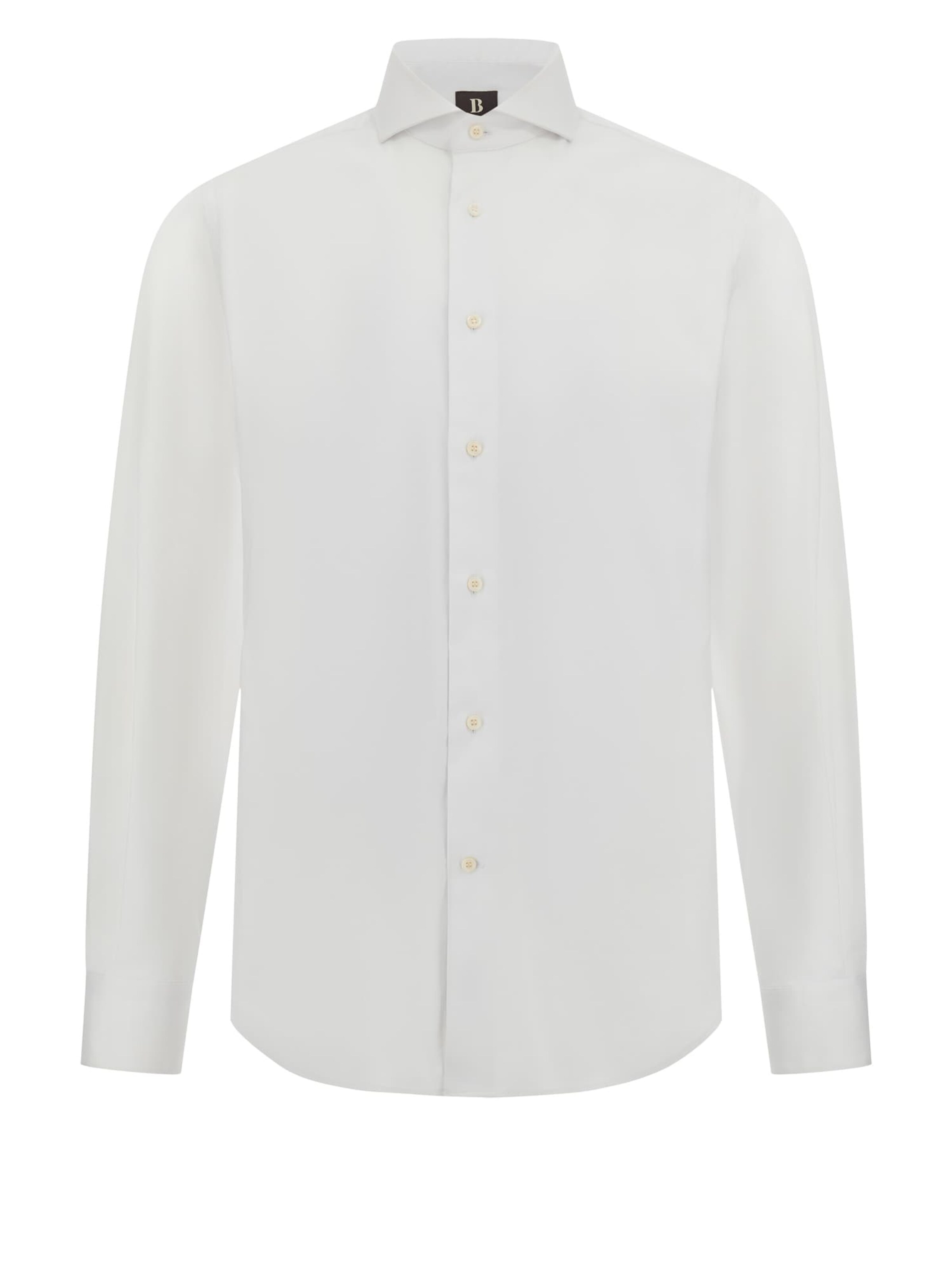 Boggi Milano - Regular Fit Camisa em branco: frente