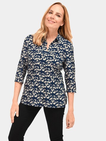 Goldner Blouse in Blauw: voorkant