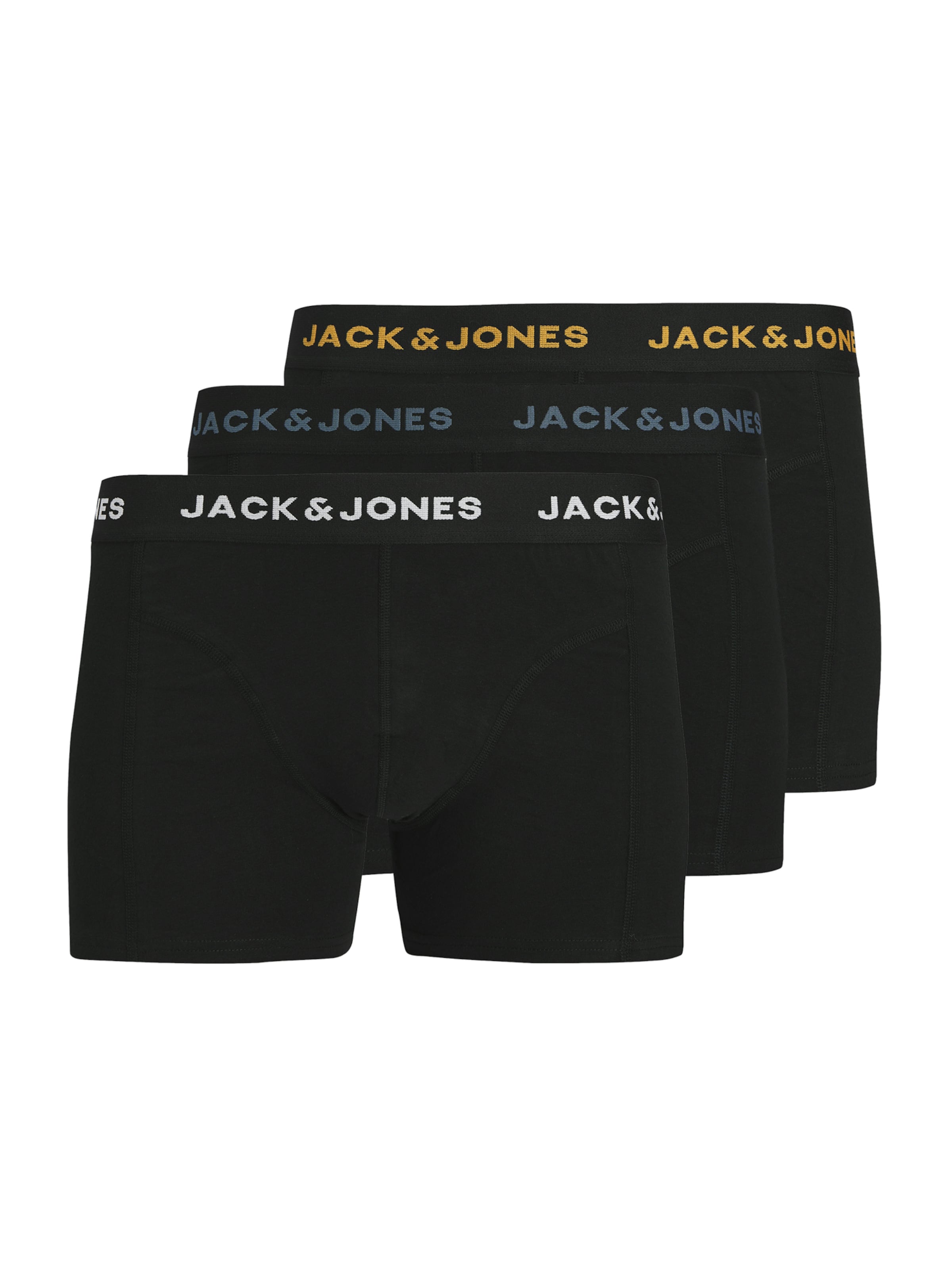 JACK & JONES - Calzoncillo boxer 'JACCONOR' en negro: frente