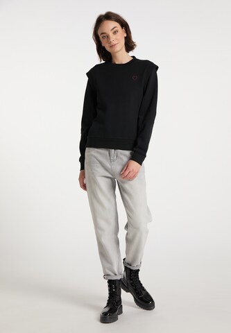 MYMO Sweatshirt in Zwart