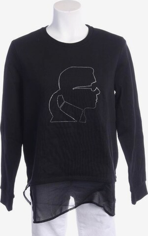 Karl Lagerfeld Sweatshirt & Zip-Up Hoodie in XL in Black: front
