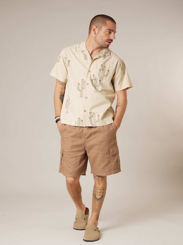 Deeluxe Regular Fit Hemd 'Cody' in Beige