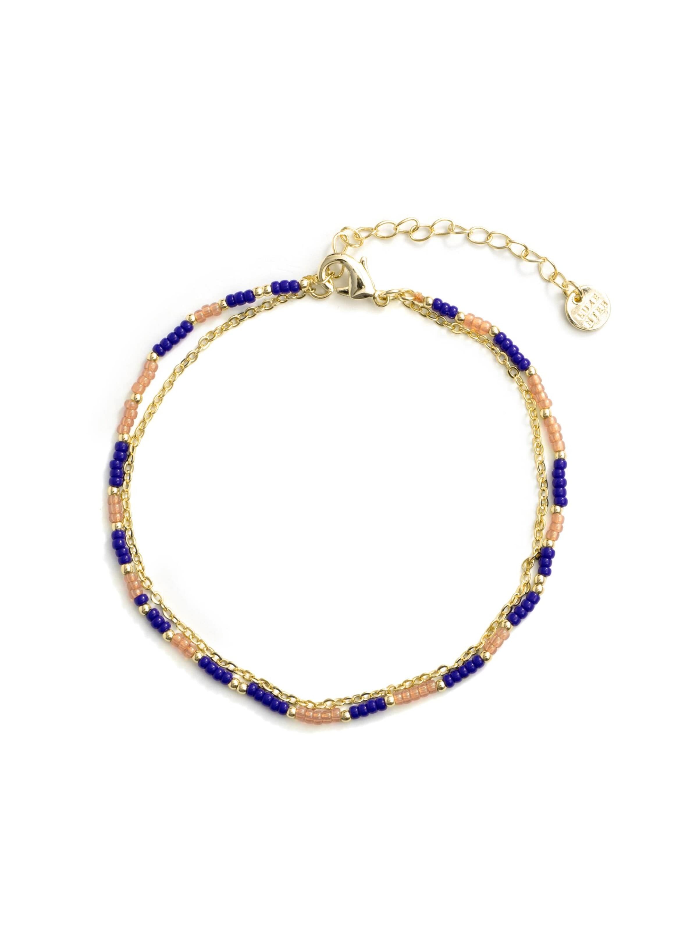 Luxenter Foot jewelry 'Zasau' in Blue