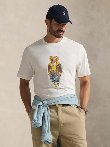 Polo Ralph Lauren Big & Tall Μπλουζάκι σε μπεζ: μπροστά