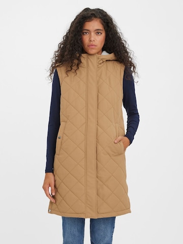 VERO MODA Vest in Brown: front