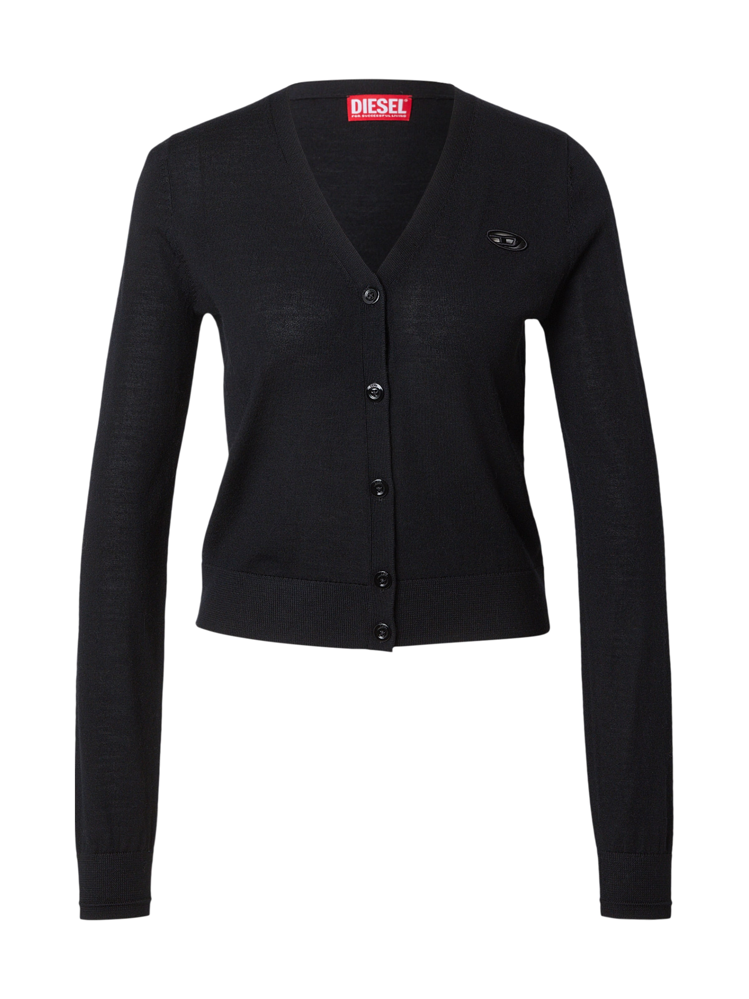 DIESEL Kardigán 'M-ALIMA' - Čierna: predná strana