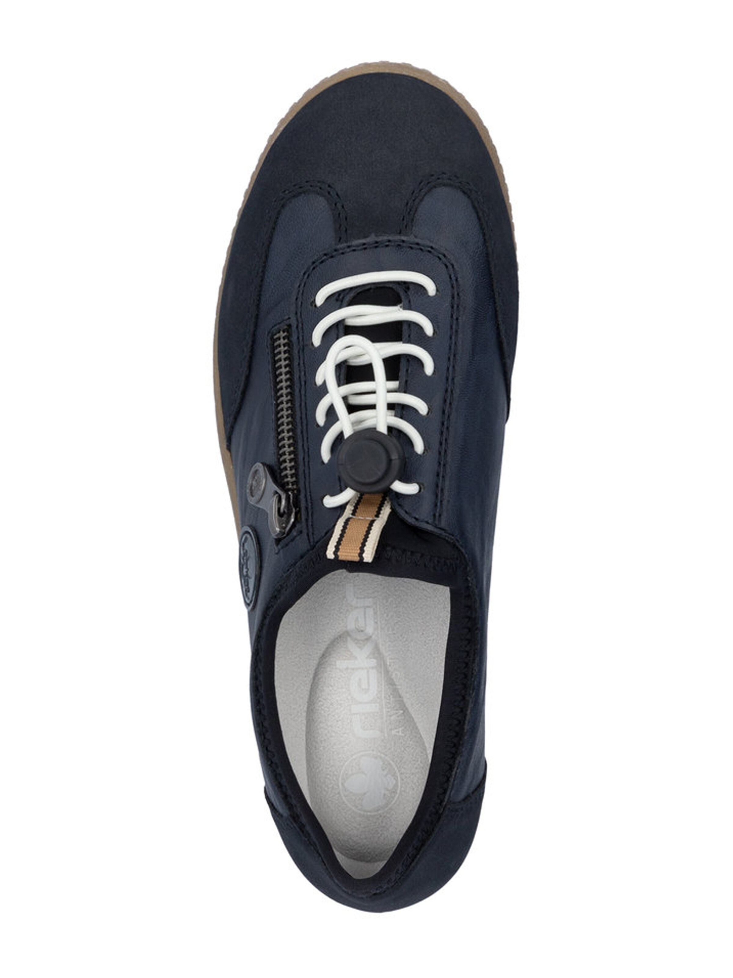 Baskets basses Rieker en bleu