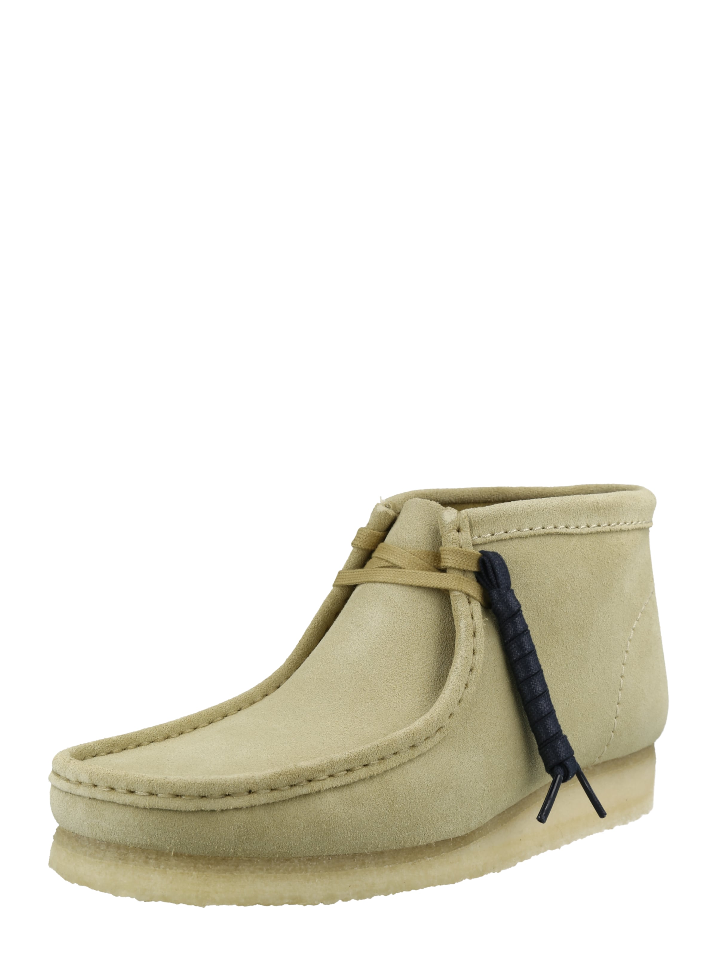 Botine Chukka 'Wallabee' de la Clarks Originals pe bej: față